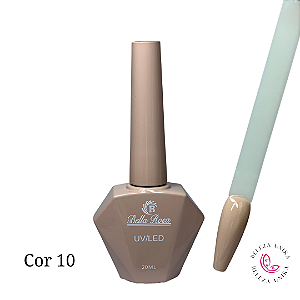 Esmalte em Gel Bella Rosa 20ml Coleção Elegância Cor 10