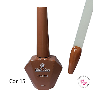 Esmalte em Gel Bella Rosa 20ml Coleção Elegância Cor 15