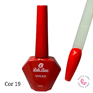 Esmalte em Gel Bella Rosa 20ml Coleção Elegância Cor 19