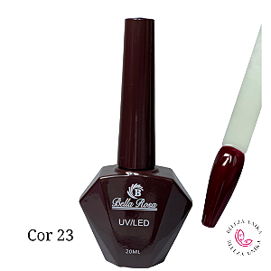 Esmalte em Gel Bella Rosa 20ml Coleção Elegância Cor 23