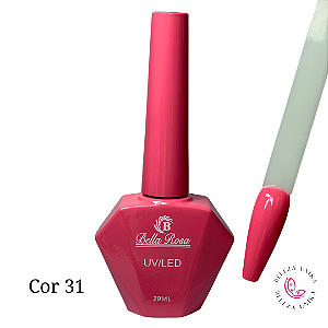 Esmalte em Gel Bella Rosa 20ml Coleção Elegância Cor 31