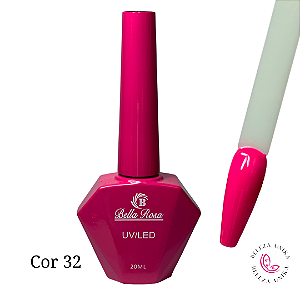 Esmalte em Gel Bella Rosa 20ml Coleção Elegância Cor 32
