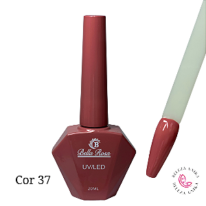 Esmalte em Gel Bella Rosa 20ml Coleção Elegância Cor 37