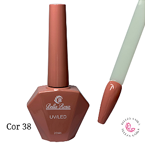 Esmalte em Gel Bella Rosa 20ml Coleção Elegância Cor 38