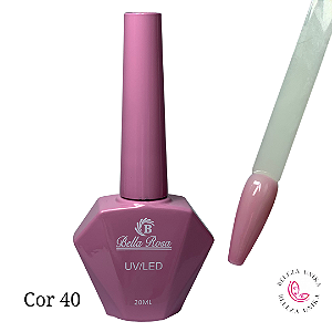 Esmalte em Gel Bella Rosa 20ml Coleção Elegância Cor 40