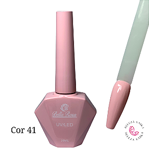 Esmalte em Gel Bella Rosa 20ml Coleção Elegância Cor 41