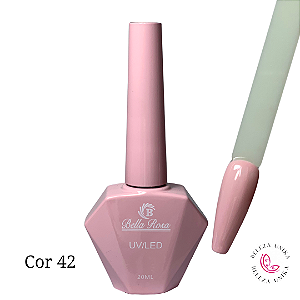 Esmalte em Gel Bella Rosa 20ml Coleção Elegância Cor 42