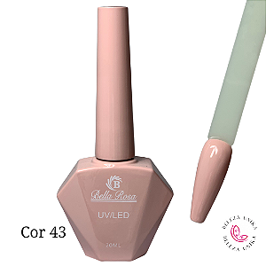 Esmalte em Gel Bella Rosa 20ml Coleção Elegância Cor 43