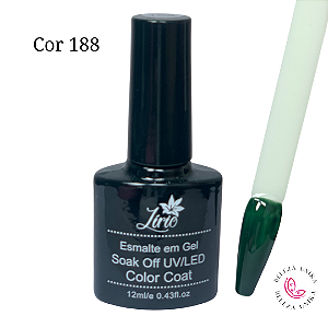 Esmalte em gel Lirio (Coleção Color Coat C) 12ml  Cor 188