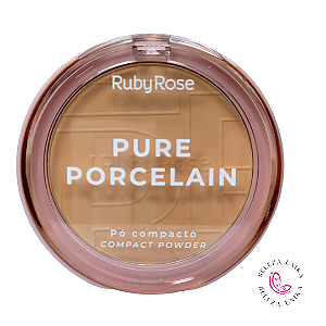 Pó Compacto P10 HB-M401-3 Pure Porcelain Ruby Rose