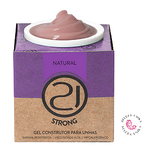 Gel Ecoline Insignia Strong Natural 16gr (Fibra de Brinde ) Nails 21