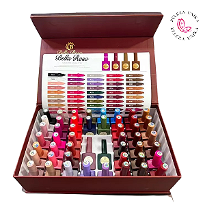 Kit Esmalte em Gel Bella Rosa 50 Cores 18ml