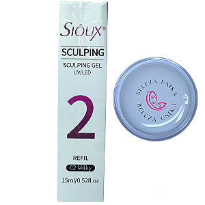 Gel Sachê Siuox 02 Milky 15ml