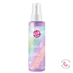 Body Splash Unicórnio Essência de Chiclete 160ml  - Poran