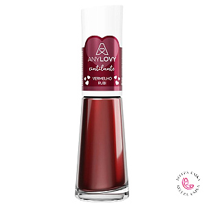 Esmalte Anylovy Vermelho Rubi  8ml