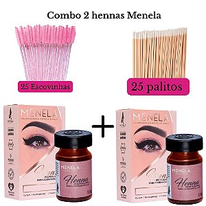 Henna Menela Kit com 2 unidades