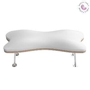 Apoio De Mão Branco Profissional Acolchoado D&Z