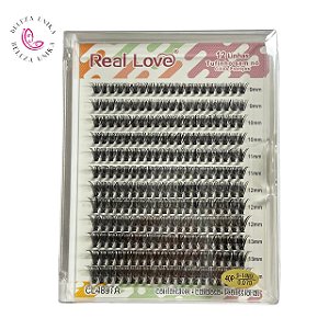 Cilios tufinho Wisps Real love 40P Mix 8 ao 14