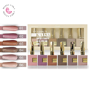 Esmalte em Gel Kaisa Tons Nudes