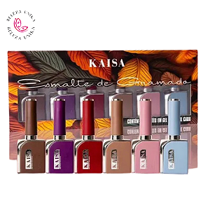 Esmalte em Gel Kaisa Kit 6 cores