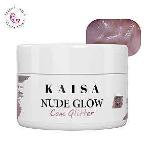 Gel Nude Glow oom Glitter Kaisa 20g