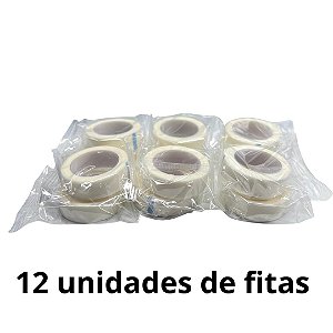 Fita micropore Pacote com 12 unidades
