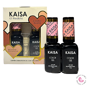 Kit Realista Kaisa 12ml– Nude & Pink com Efeito Natural