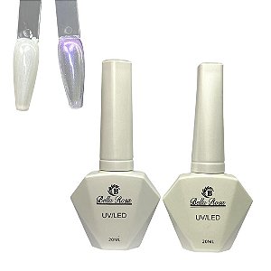 Esmalte em gel bella Rosa Kit Perolado