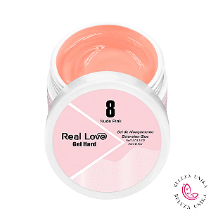 Real Love Gel Hard 15ml Cor 08 Pink Nude