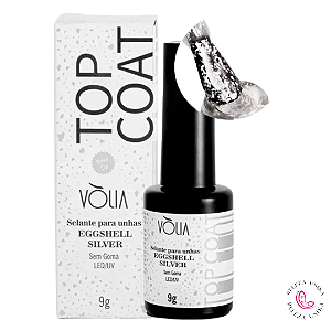 Top Coat  Eggshell Silver Volia Frasco 9g