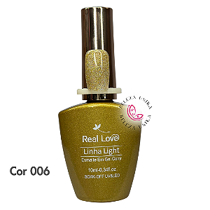 Esmalte em Gel Real Love Dourados Cor 06