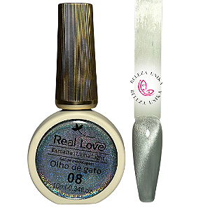 Esmalte em Gel Real Love Olho de Gato cor 08