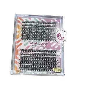 Cilios tufinho Wisps Real love 30P - 40P Mix 8 ao 14