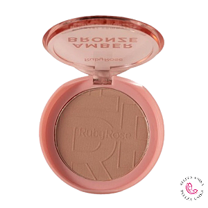 Bronzer Compacto-Amber Bronze HB-M202-1 Rubyrose