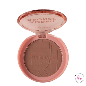 Bronzer Compacto-Amber Bronze HB-M202-2 Rubyrose