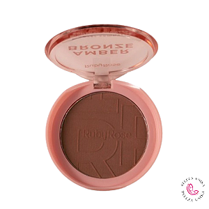 Bronzer Compacto-Amber Bronze HB-M202-4 Rubyrose