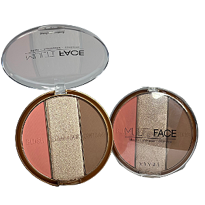 Paleta De Blush - Iluminador - Contorno - Multi Face
