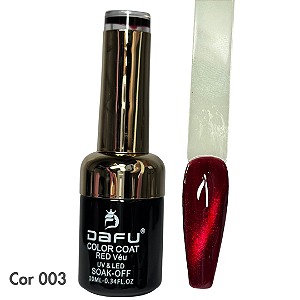Esmalte em Gel Vermelho Transparente 10ml 03 - Dafu
