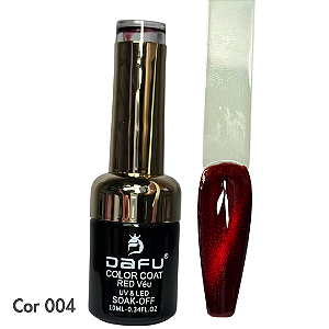 Esmalte em Gel Vermelho Transparente 10ml 04 - Dafu