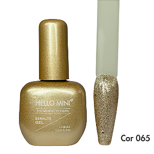 Esmalte em Gel Hello Mini Coleção Glitter Cor 65