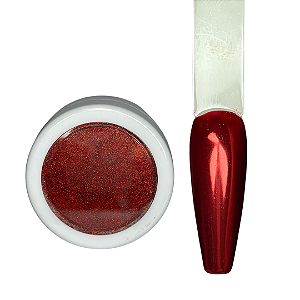 Pó cromado Vermelho