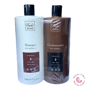 Kit Shampoo + Condicionador Pós Quimica Fada Madrinha - 1L