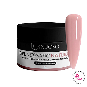 Gel Versatic 03 em 01 Natural - HEMA e TPO Free - Luxxuoso 24g