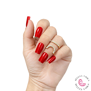 Anel Para Foto Dourado