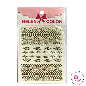 Adesivo Diversos Dourado - Helen Color