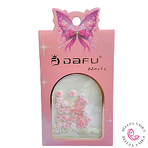 Decoração Flor Rosa 3D - Dafu