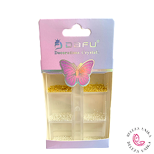 Micro Caviar Misto Prata & Dourado - Dafu