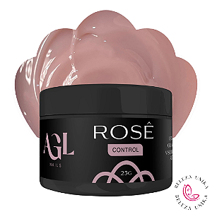Gel Rosê Control 25g - AGL Nails (SEM TPO )