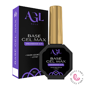 Base Gel Max 9g Alta Viscosidade ( SEM TPO ) -  AGL NAILS