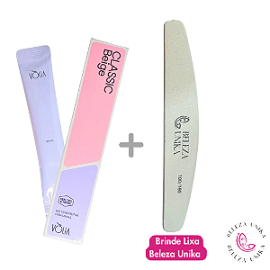 Volia Gel Sachê 14g -Classic Beige S/TPO ( Lixa de Brinde )